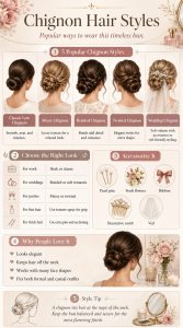 Chignon Hairstyle Guide for Weddings, Work, and Everyday Looks