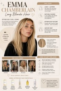 Emma Chamberlain Long Blonde Hair: Style Inspiration, Color, and Cut Ideas