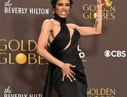 Teyana Taylor Corset Hair Dress
