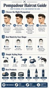 Pompadour Hair for Men: Best Cuts, Styling Tips, and Product Advice